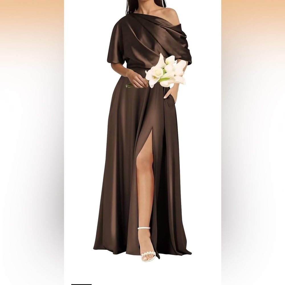 Brown Bridesmaid dress